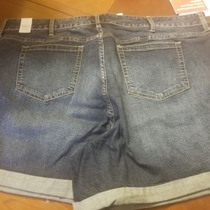 Jean shorts. New. Size 24.